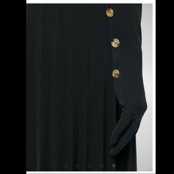 A.W.A.K.E black gloved maxi dress NWOT - Picture 4 of 4